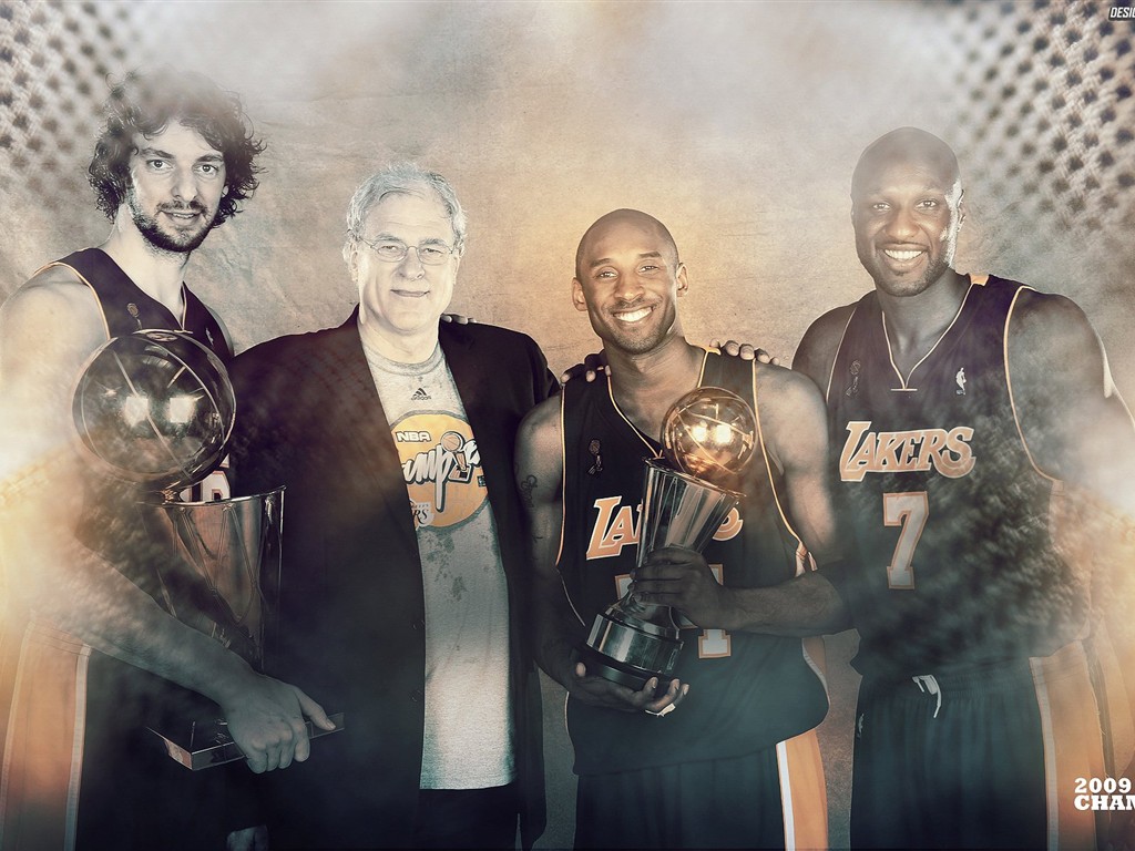 NBA2009 Champion Lakers Wallpaper #7 - 1024x768