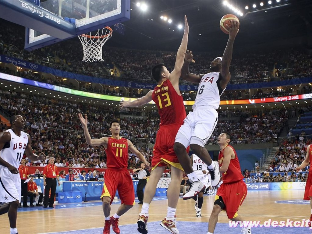 北京奥运篮球壁纸1 - 1024x768