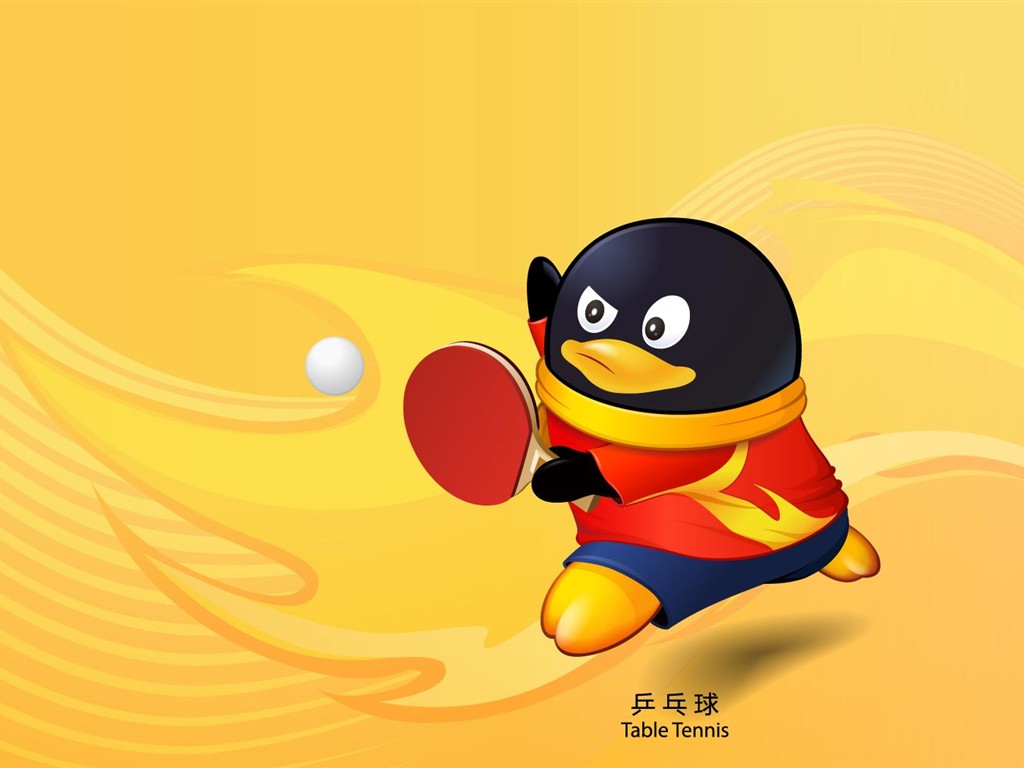 QQ Olympic sports theme wallpaper #20 - 1024x768