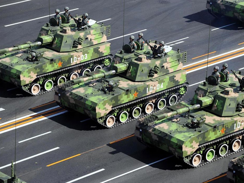 National Day military parade weapons wallpaper #18 - 1024x768