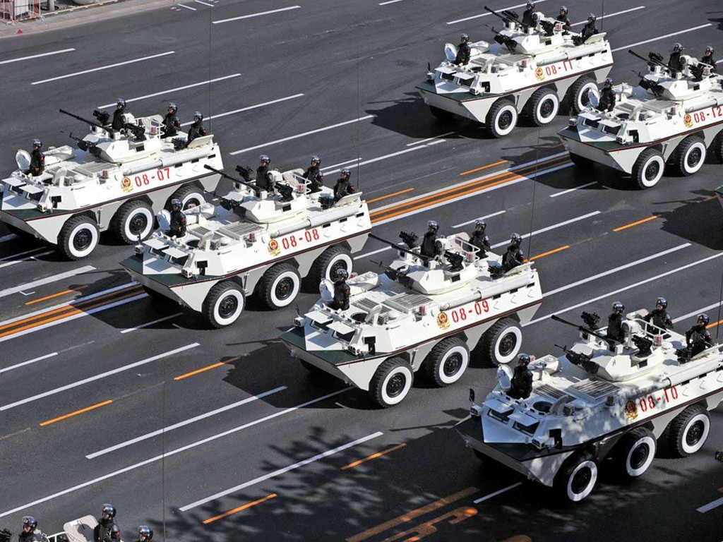 National Day military parade weapons wallpaper #25 - 1024x768