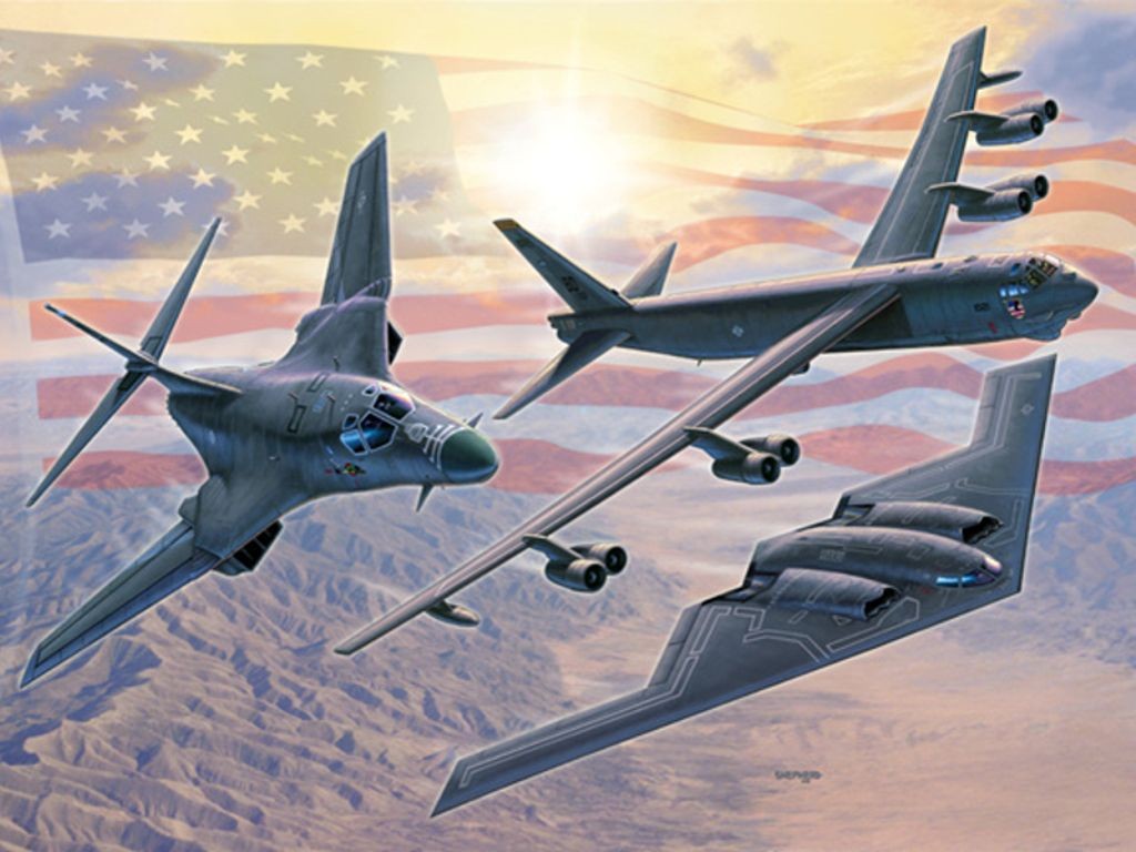 B-52 strategic bombers #2 - 1024x768