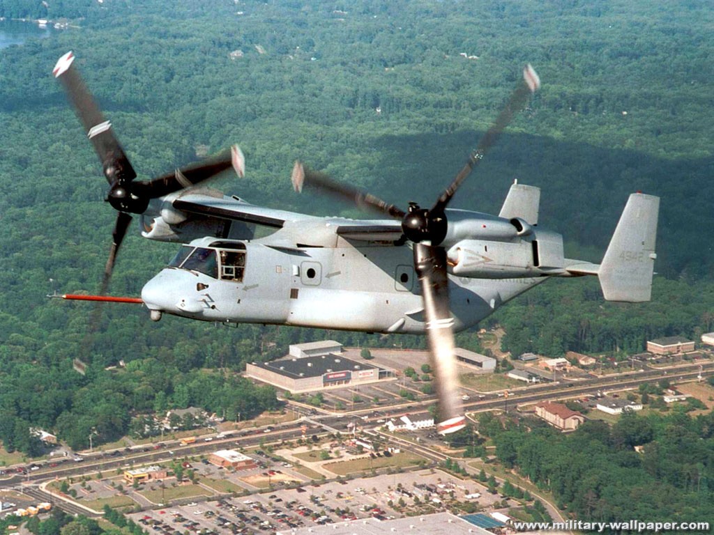 CV-22 Osprey type avion à rotors basculants #1 - 1024x768