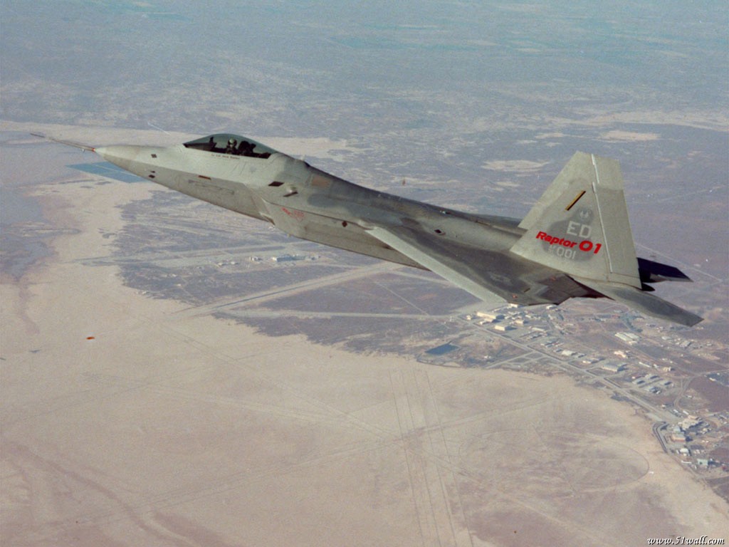 F-22 «Raptor» #7 - 1024x768