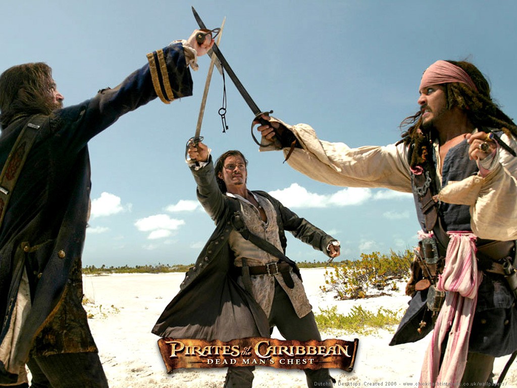 Piráti z Karibiku 2 Tapety na plochu #11 - 1024x768