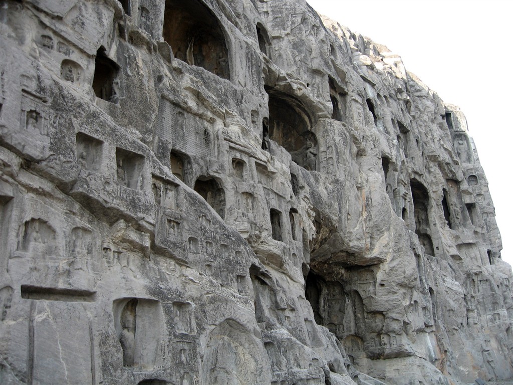 Luoyang, Wallpaper Longmen Grotten #35 - 1024x768