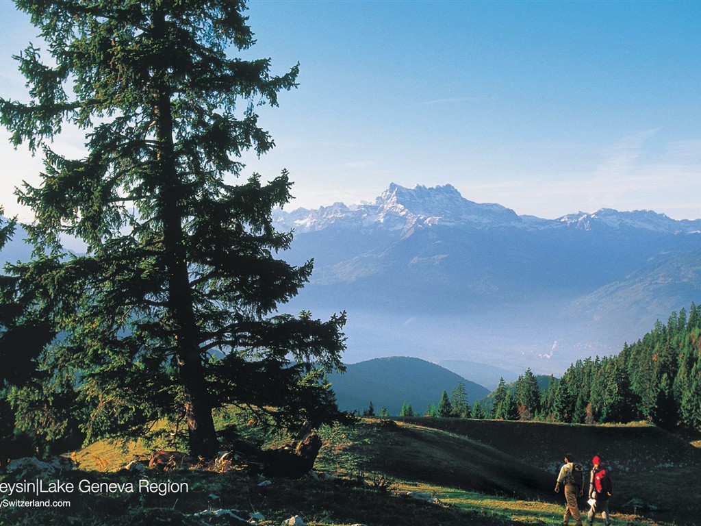 瑞士夏季旅游名胜壁纸1 - 1024x768