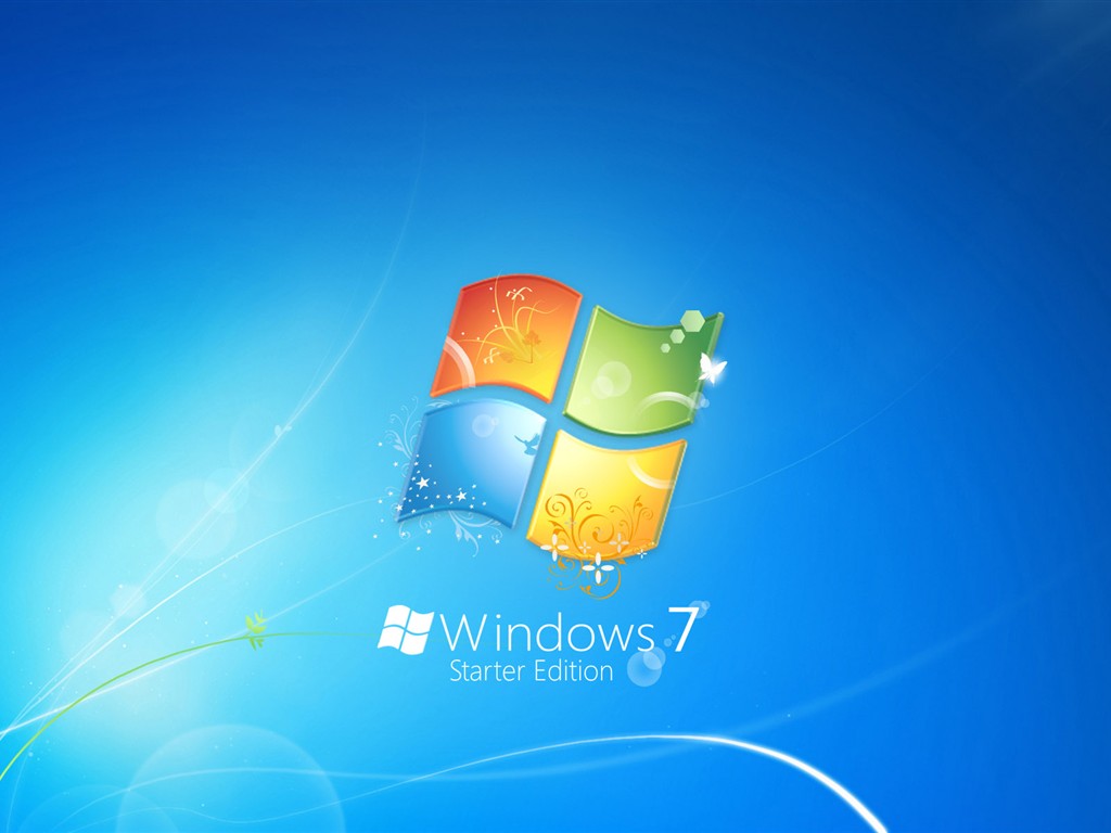 Официальная версия Windows7 обои #1 - 1024x768