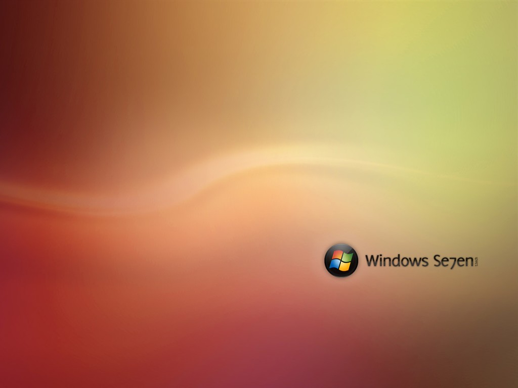 Official version Windows7 wallpaper #5 - 1024x768