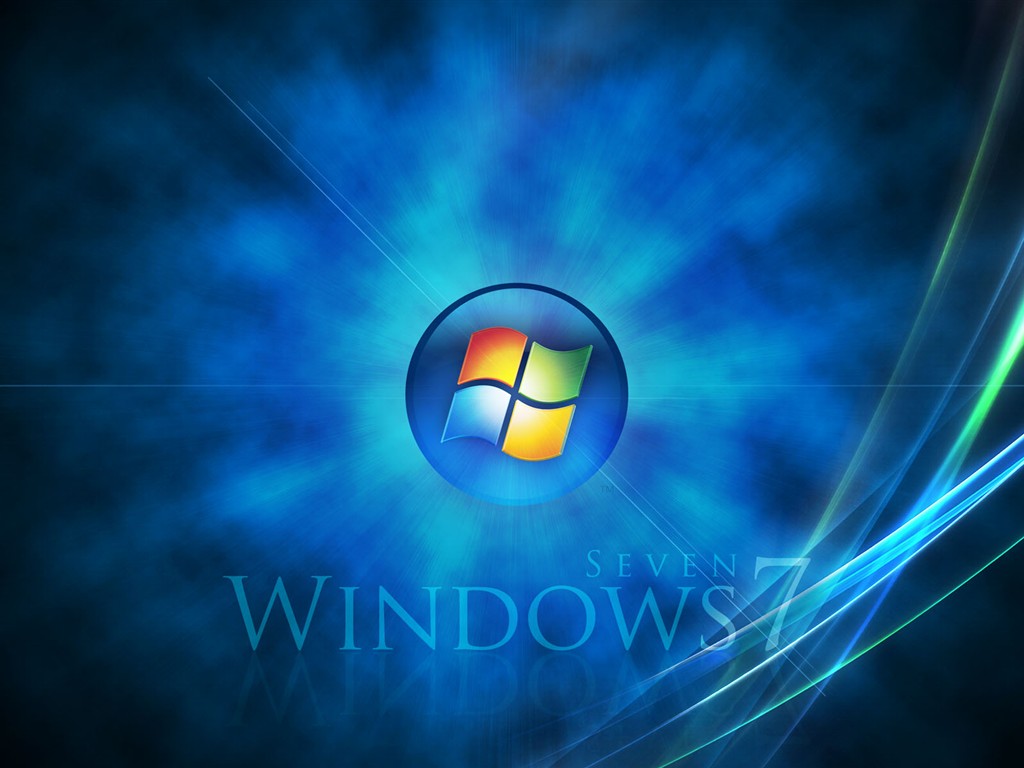 Offizielle Version Windows7 Tapete #24 - 1024x768