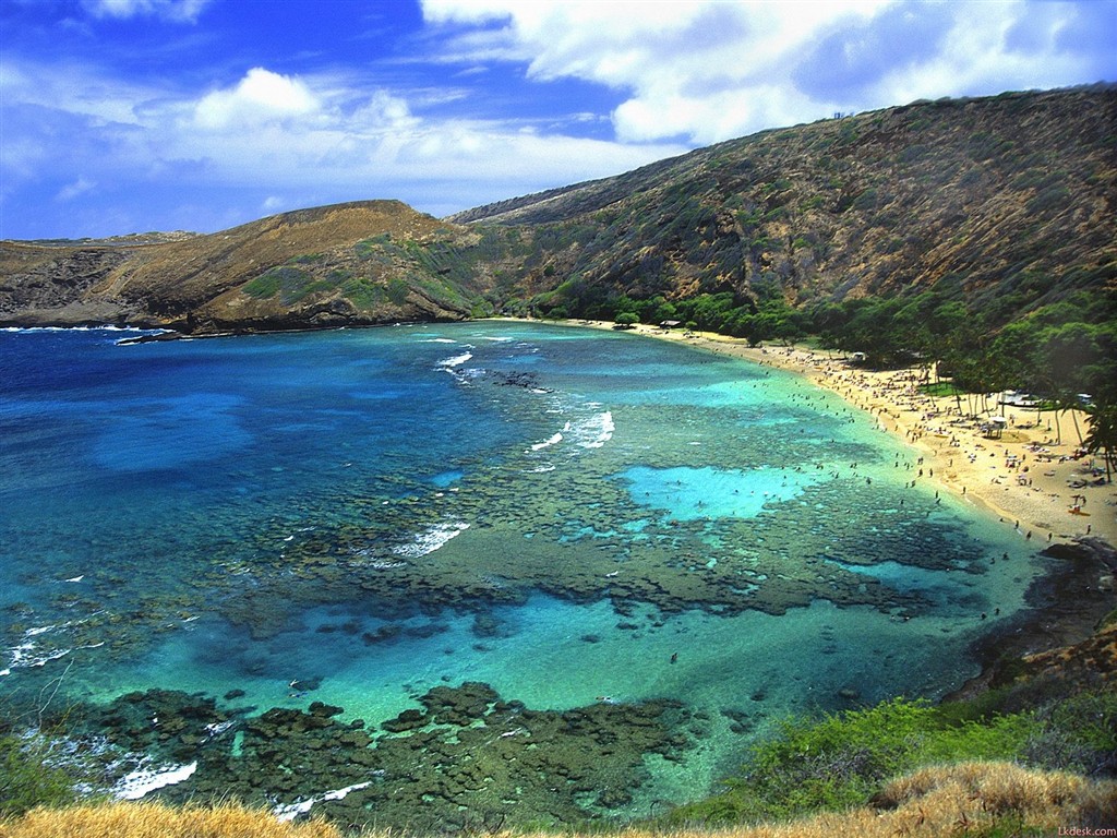 havajské pláži scenérie #11 - 1024x768