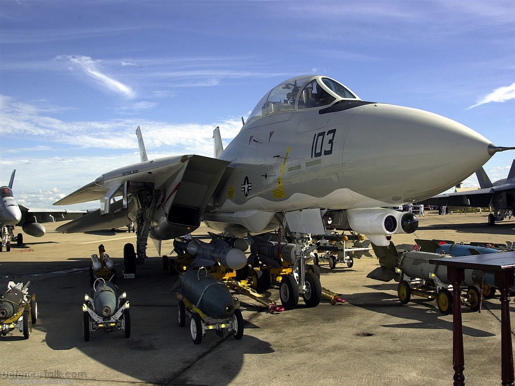 米海軍F14キーTomcatの戦闘機 #45 - 1024x768