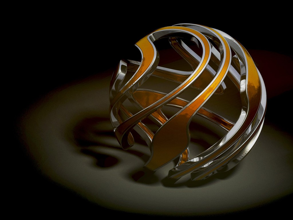 3D design wallpaper (3) #19 - 1024x768