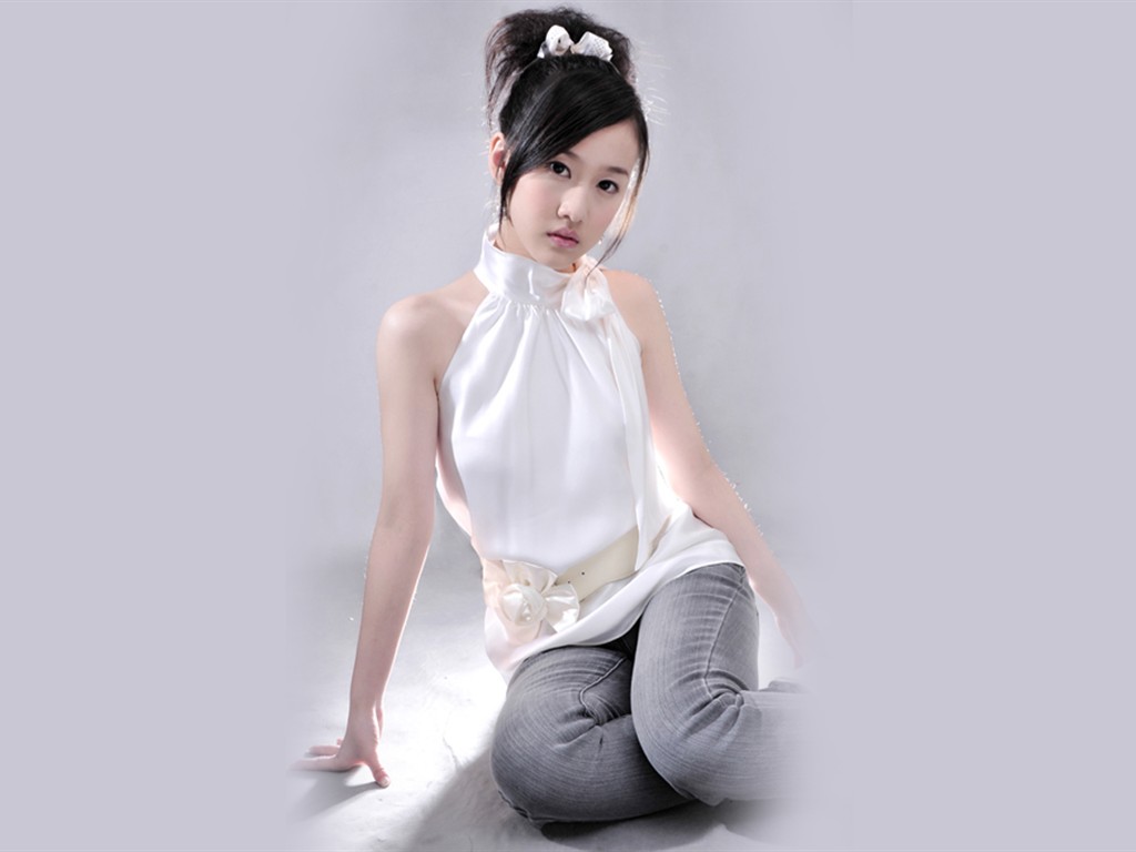 Liu Mei-obsahující tapety Happy dívka #17 - 1024x768