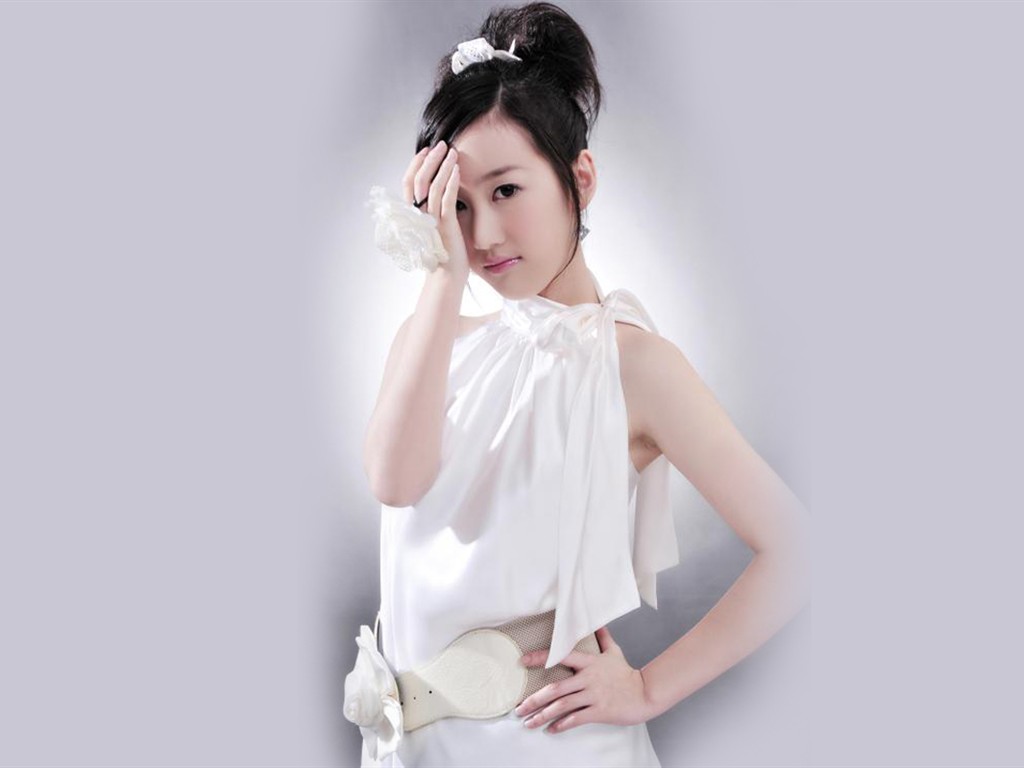 Liu Mei-obsahující tapety Happy dívka #18 - 1024x768