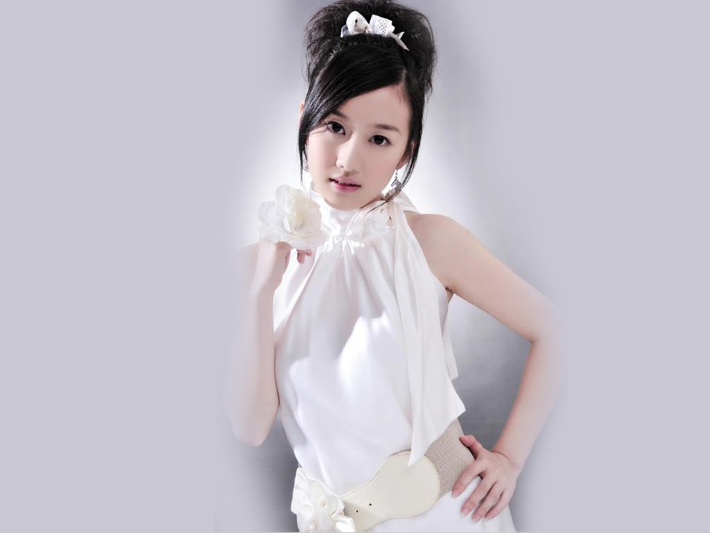 Liu Mei-obsahující tapety Happy dívka #19 - 1024x768