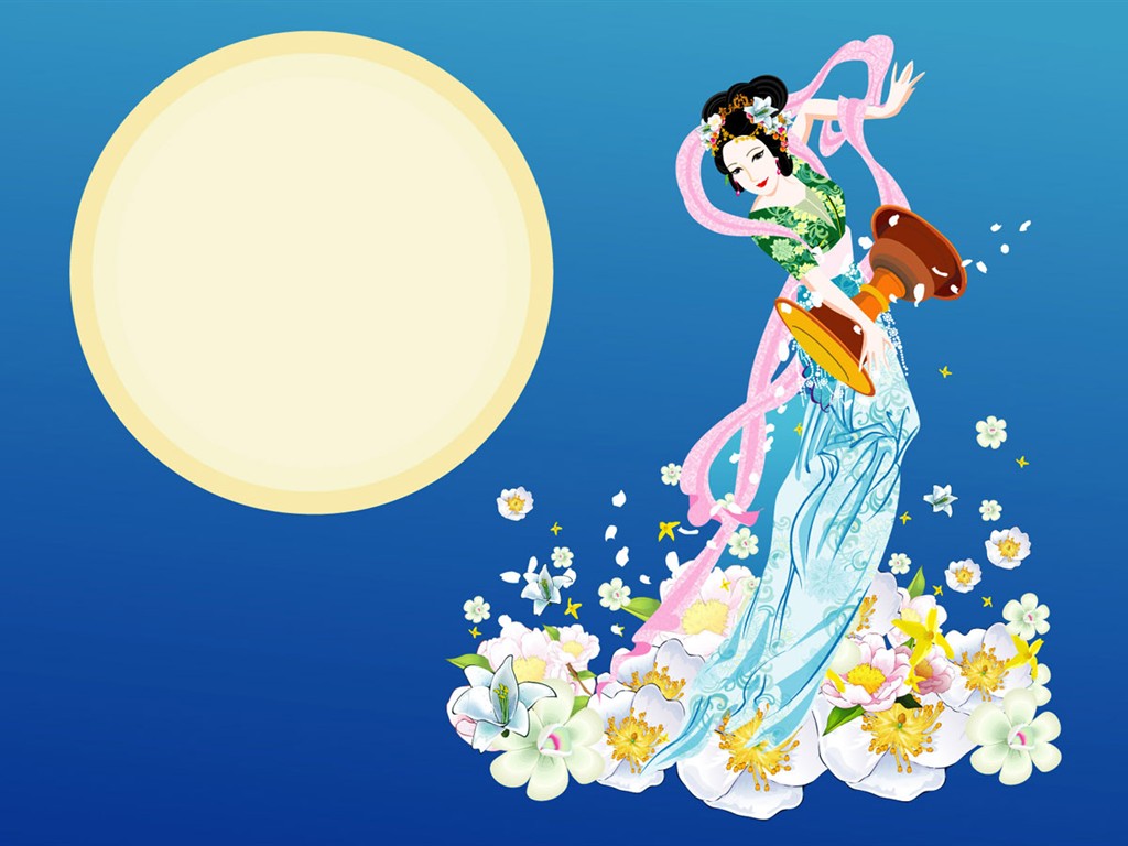 Mid-Autumn Festival Moon beautiful wallpaper #17 - 1024x768