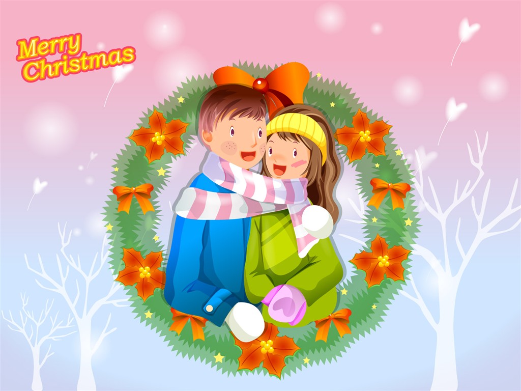 Christmas Winter Wallpaper chapter of Vector #4 - 1024x768