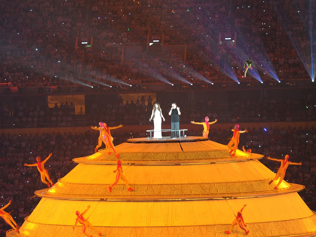 Beijing 2008 Jeux Olympiques d'ouverture Cérémonie d'écran #22 - 1024x768