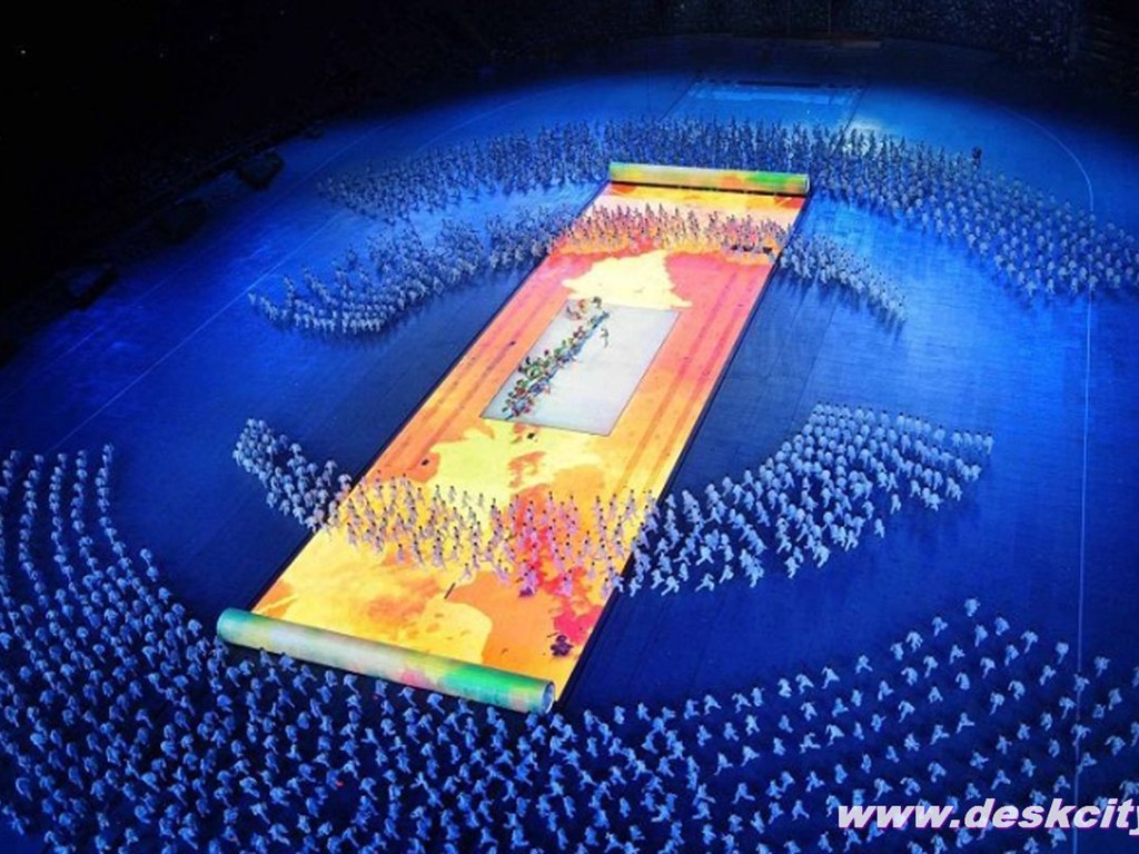 2008年の北京オリンピック式の壁紙を開く #25 - 1024x768