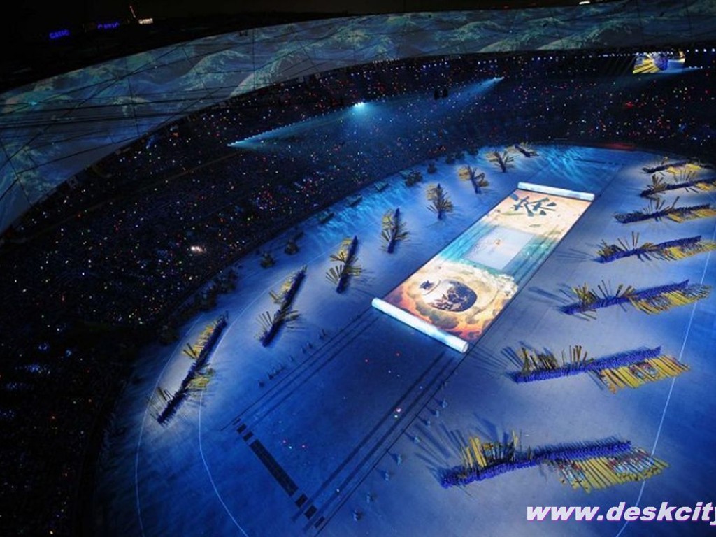  2008年の北京オリンピック式の壁紙を開く #27 - 1024x768