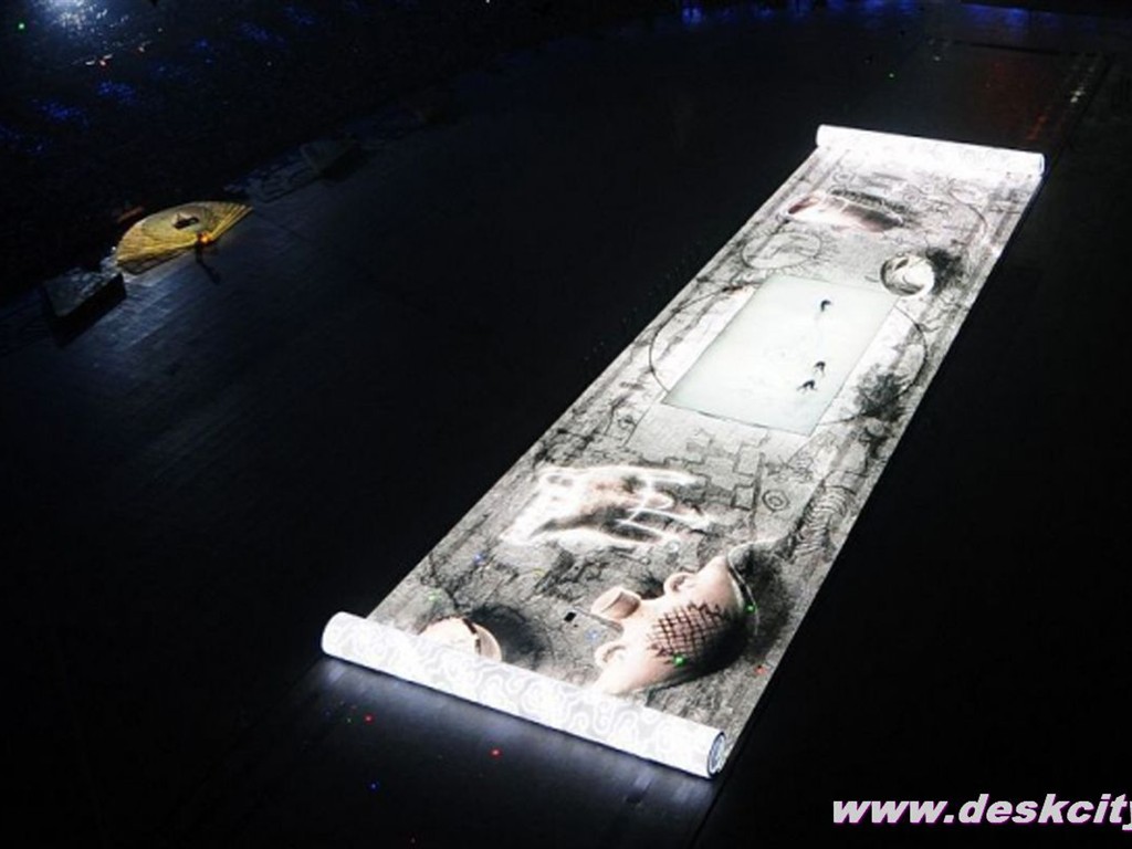  2008年の北京オリンピック式の壁紙を開く #31 - 1024x768