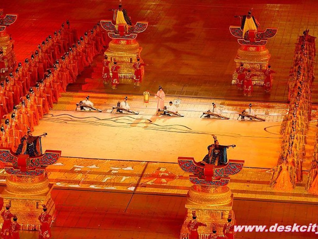 2008 olympijské hry v Pekingu slavnostní zahájení Tapety #39 - 1024x768
