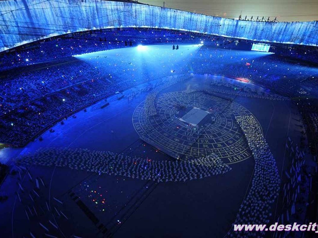  2008年の北京オリンピック式の壁紙を開く #44 - 1024x768