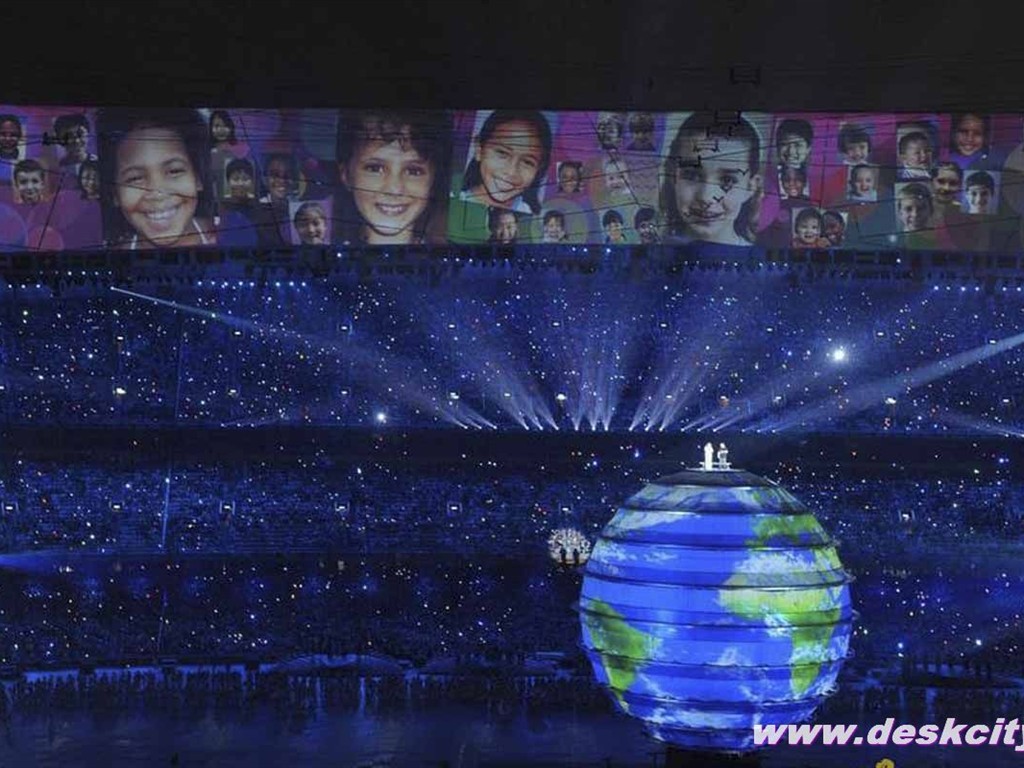  2008年の北京オリンピック式の壁紙を開く #45 - 1024x768