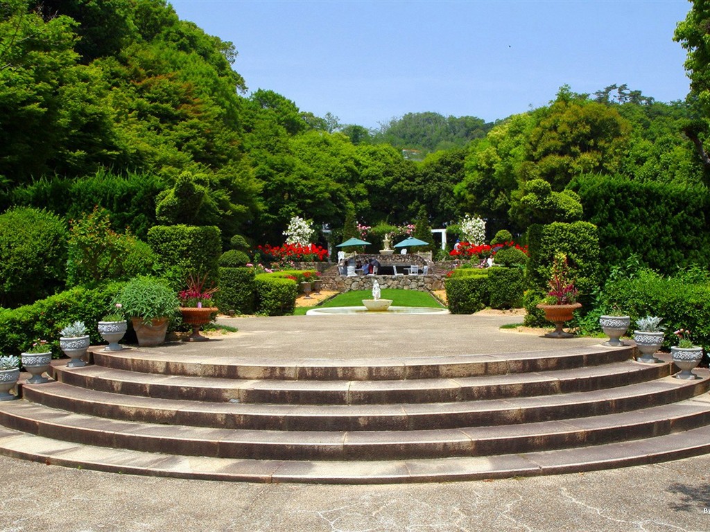 寧靜庭園 公園美景壁紙 #4 - 1024x768