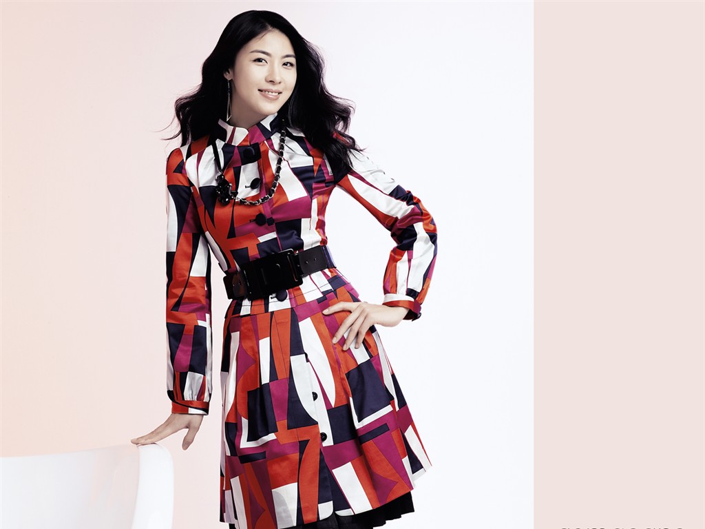 South Korean beauty model wallpaper #12 - 1024x768