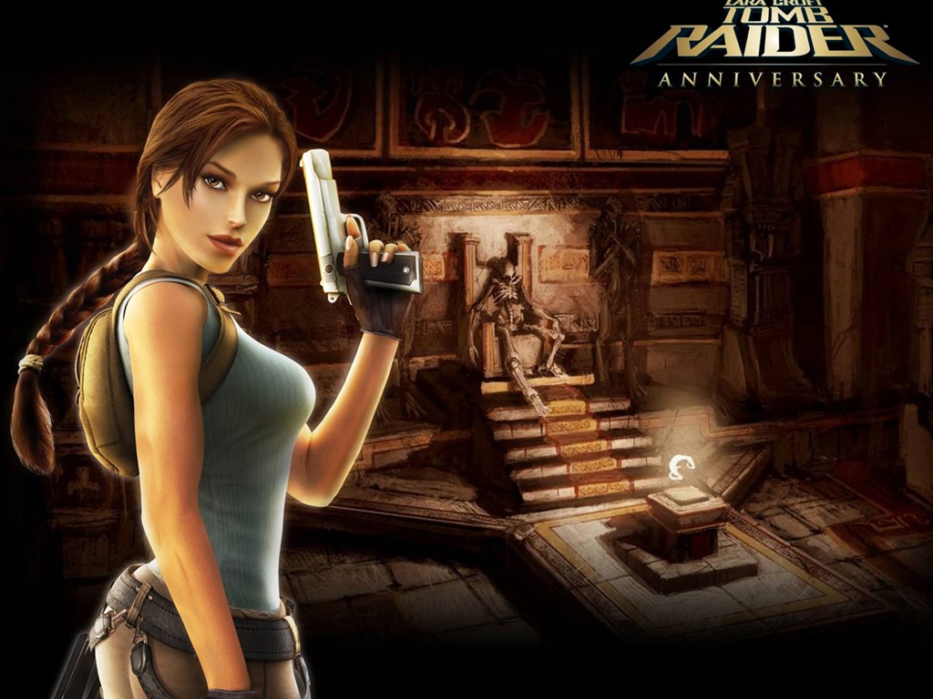 Lara Croft Tomb Raider Wallpaper 10 º Aniversario #1 - 1024x768