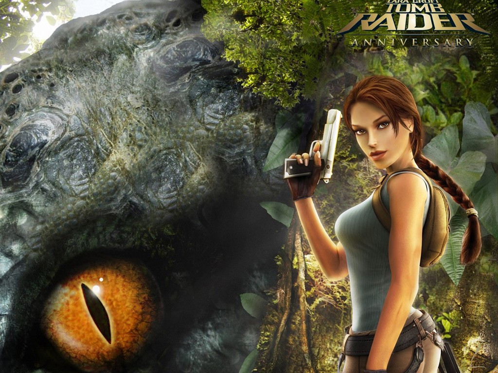 Lara Croft Tomb Raider 10th Anniversary Wallpaper #2 - 1024x768
