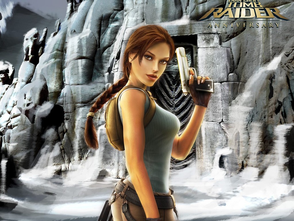 Lara Croft Tomb Raider Wallpaper 10 º Aniversario #4 - 1024x768