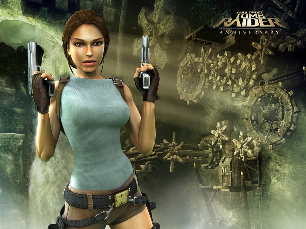 Lara Croft Tomb Raider 10th Anniversary Wallpaper #6 - 1024x768
