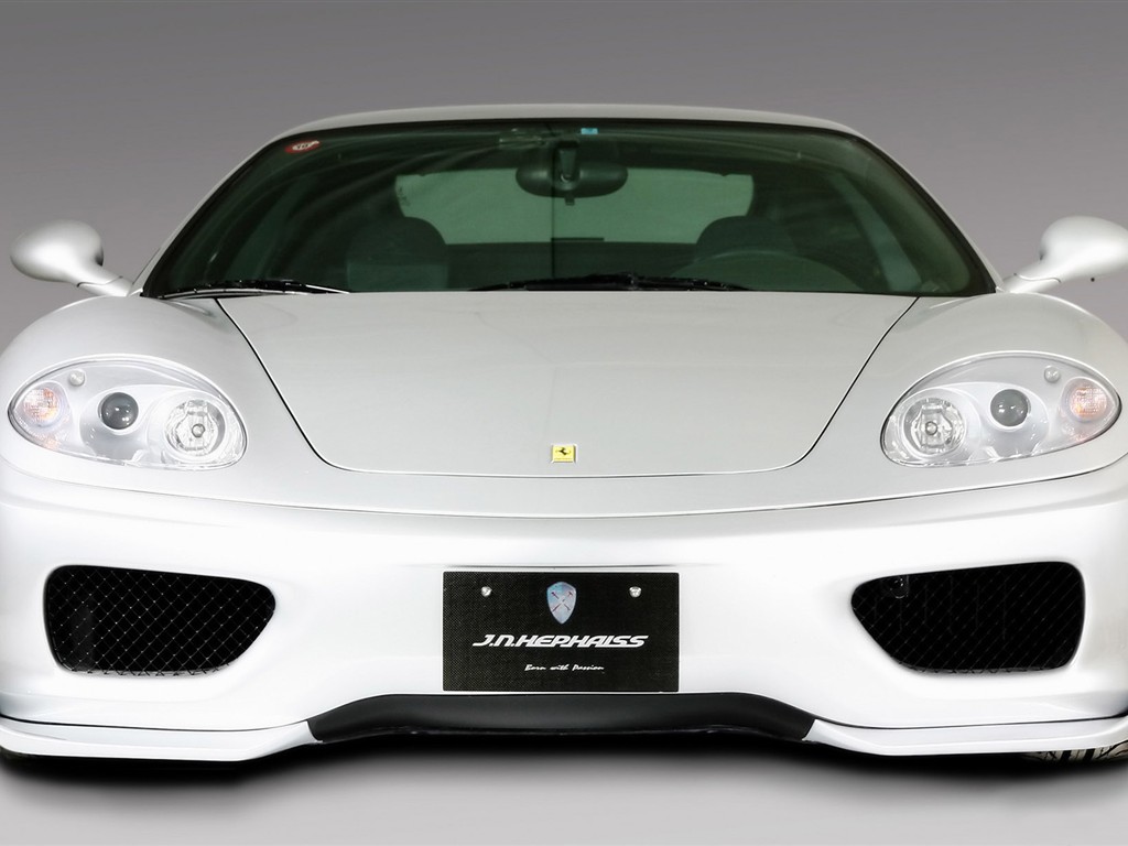 White Skull Ferrari F430 Wallpapers #6 - 1024x768