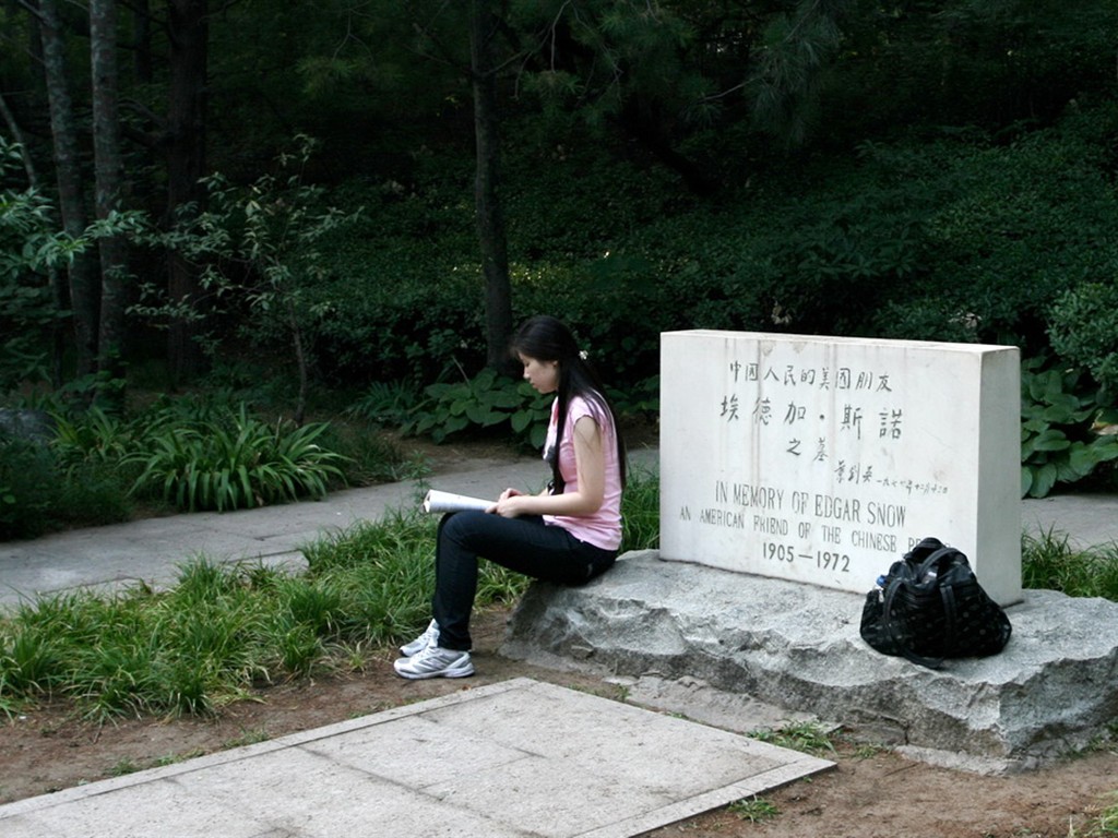 Glimpse of Peking University (Minghu Metasequoia works) #18 - 1024x768