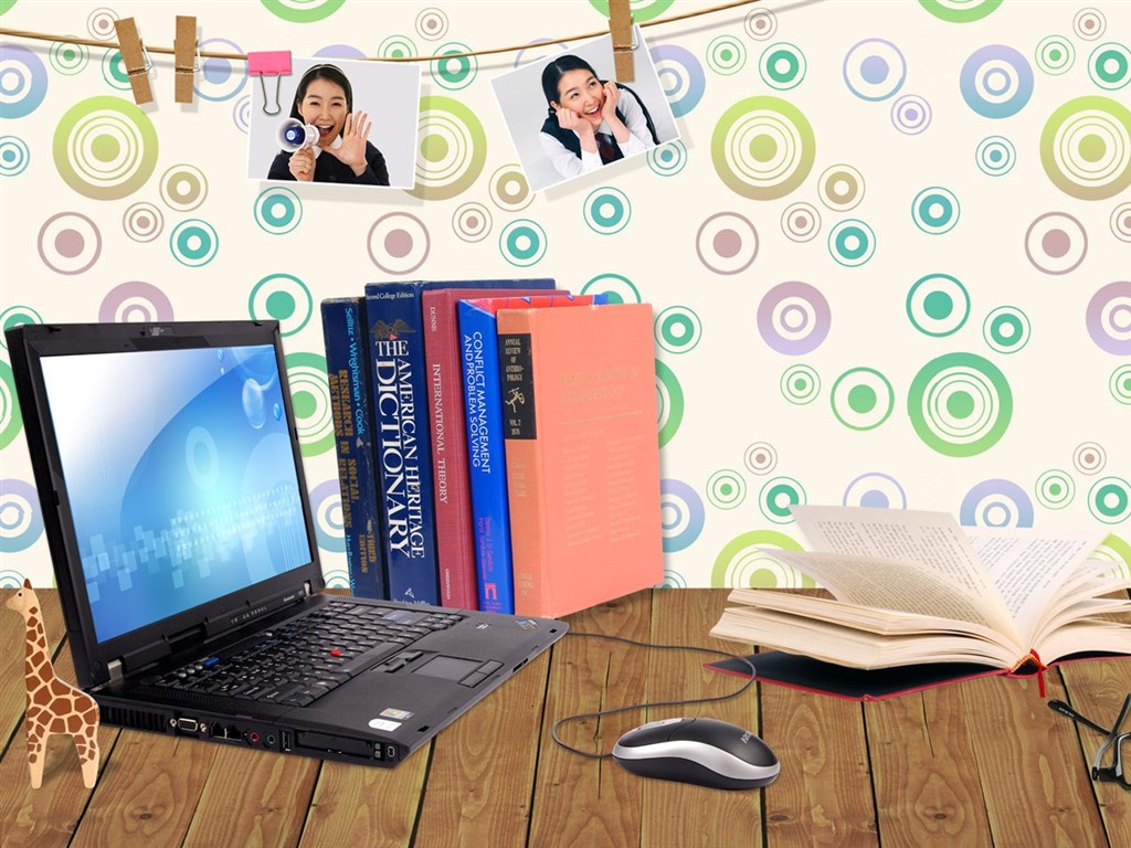 Fun office and living wallpaper (2) #3 - 1024x768
