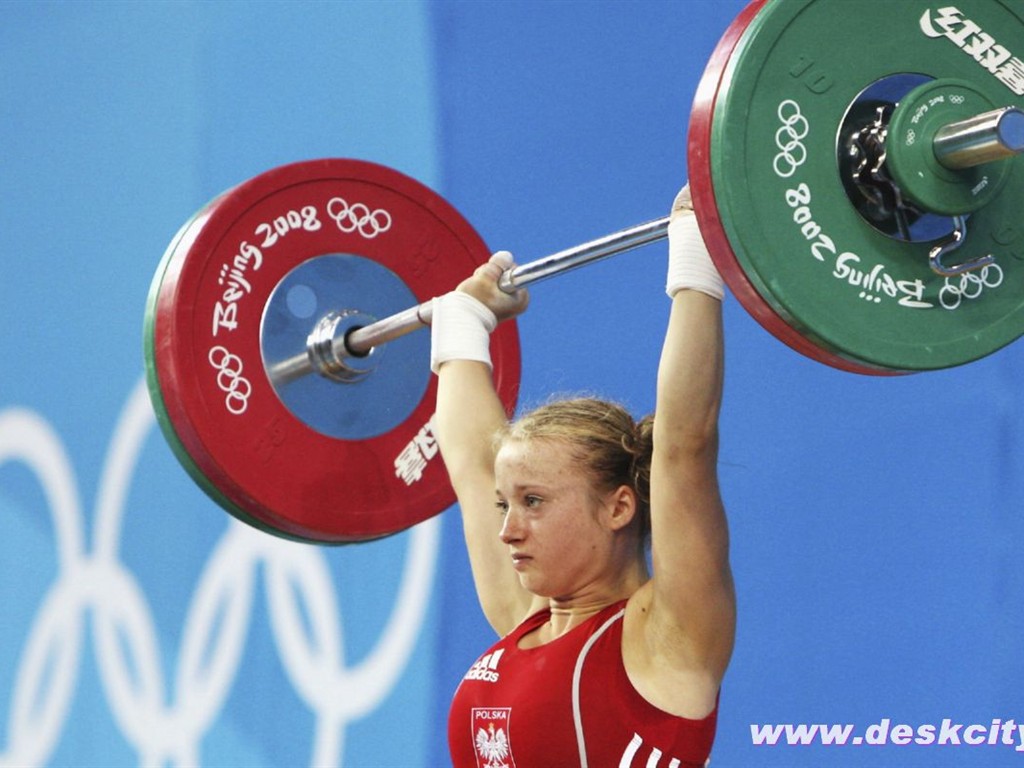 Beijing Olympics Weightlifting Wallpaper #6 - 1024x768