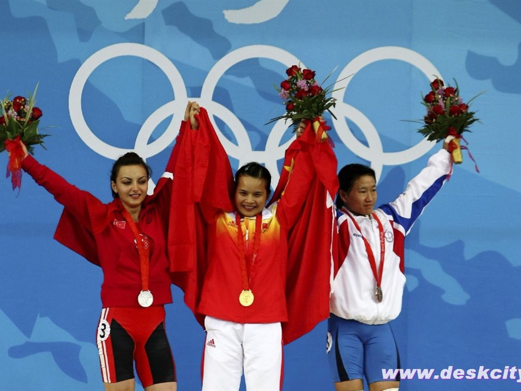 北京奥运举重壁纸13 - 1024x768