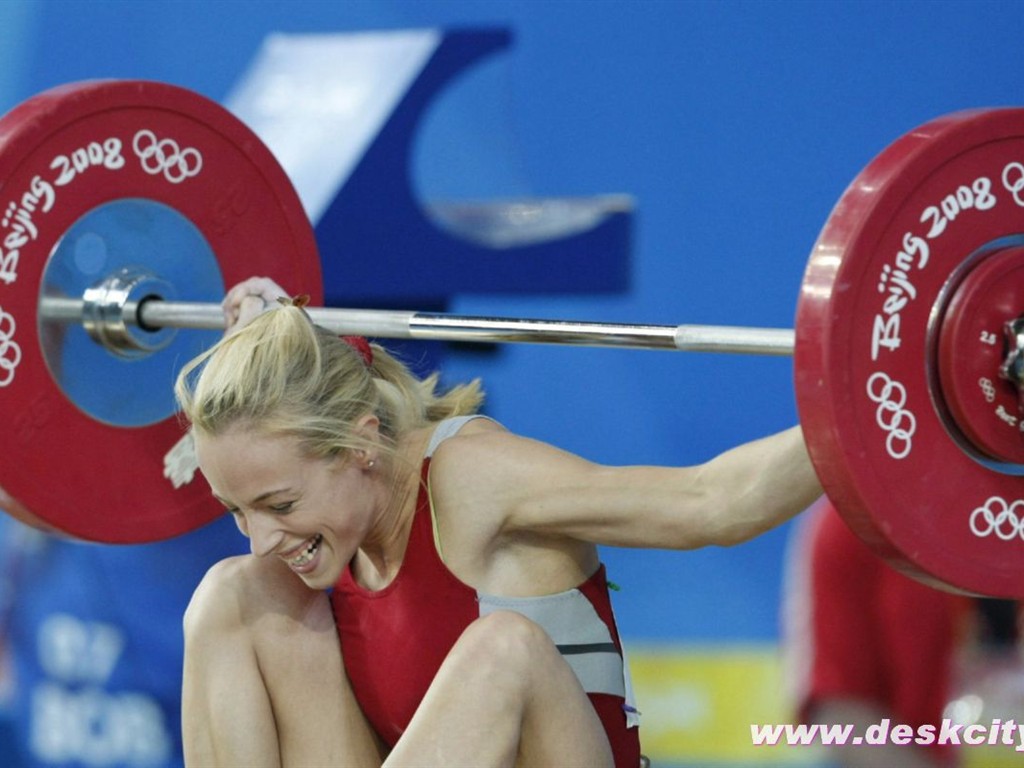 Beijing Olympics Weightlifting Wallpaper #14 - 1024x768