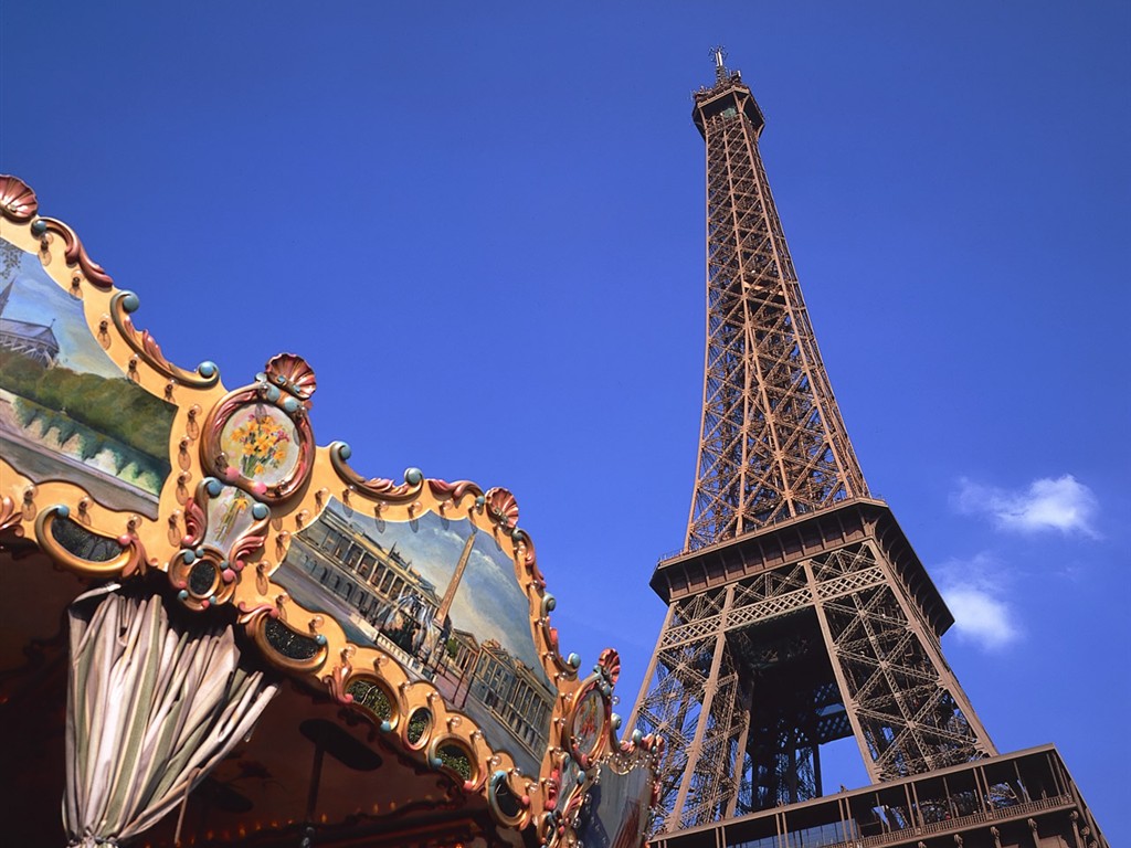 Paříž, nádherné scenérie tapety #1 - 1024x768