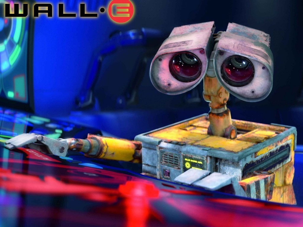 WALL E Robot historia de fondo de pantalla #1 - 1024x768