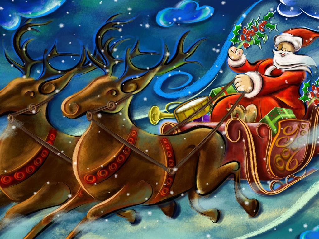 Christmas Theme HD Wallpapers (2) #27 - 1024x768