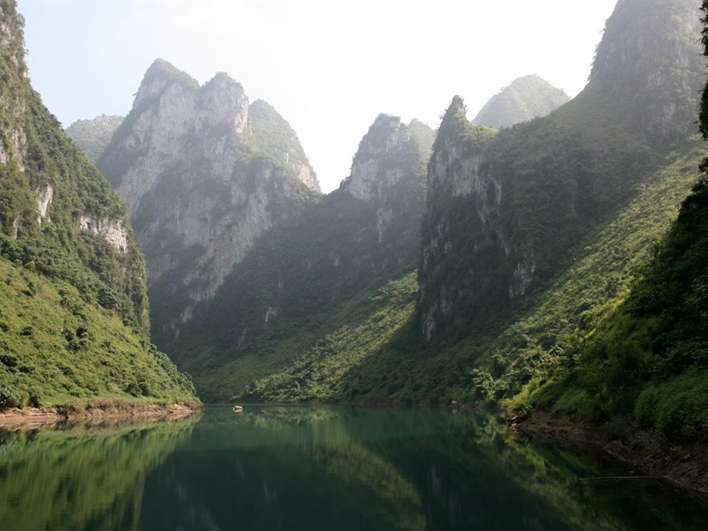 Hechi Small Three Gorges (Minghu Metasequoia Werke) #2 - 1024x768