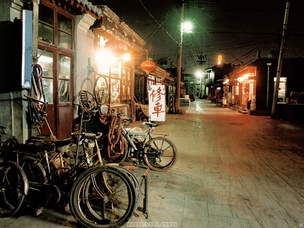 Старый Hutong жизни старые фотографии обои #37 - 1024x768