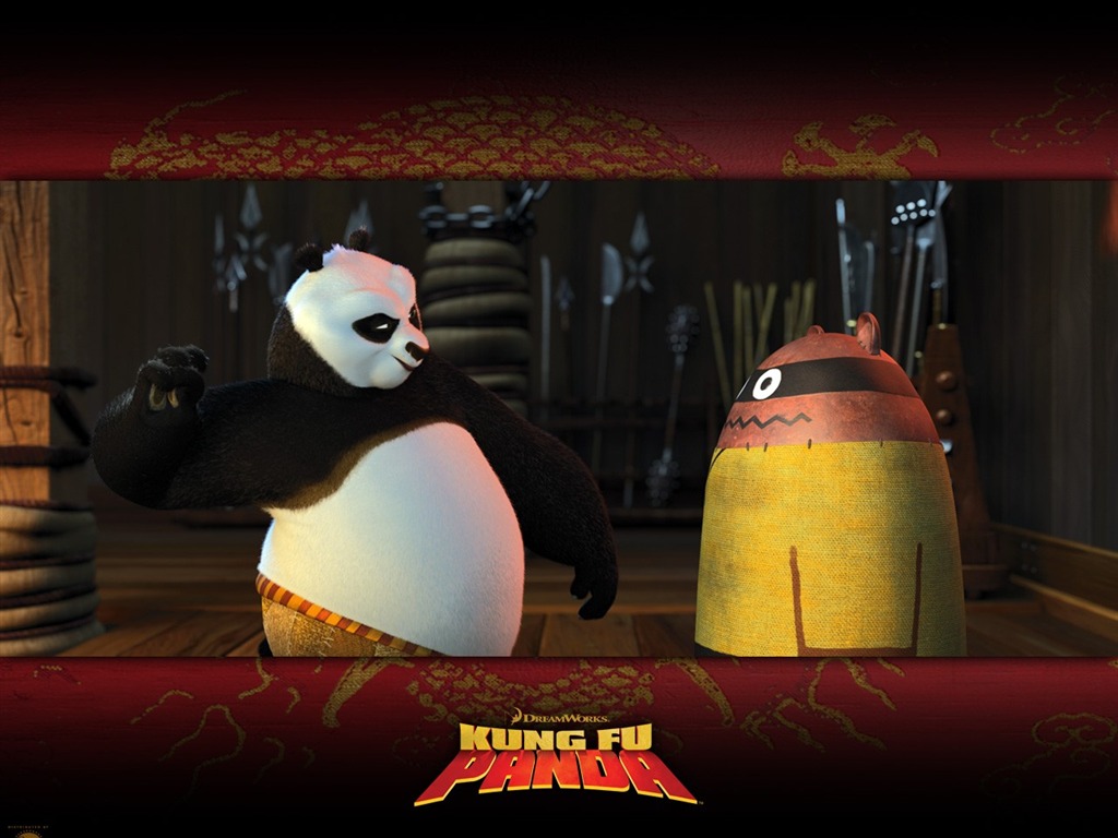 3D анимация Kung Fu Panda обои #8 - 1024x768
