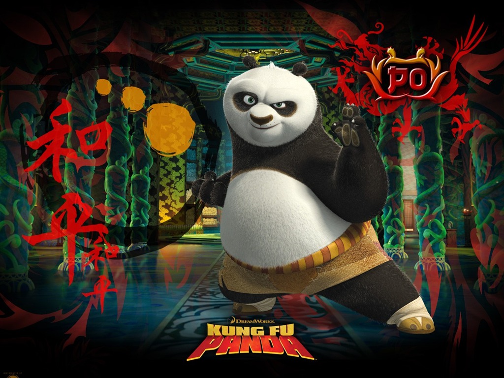 3D анимация Kung Fu Panda обои #21 - 1024x768