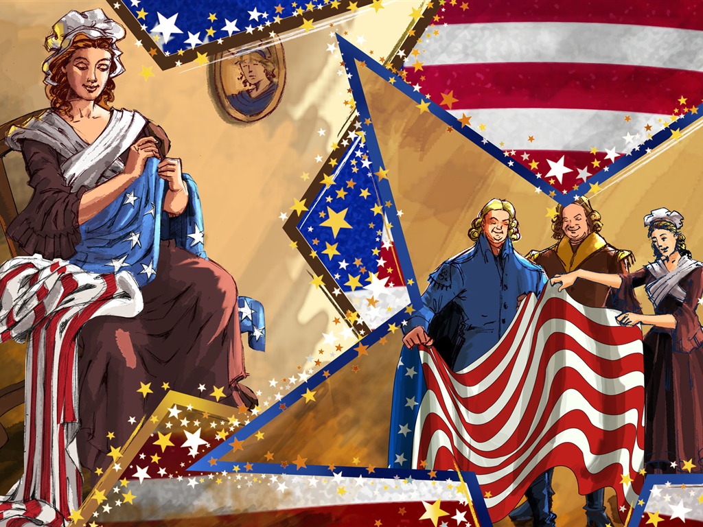 U. S. indépendance fond d'écran thème de la Journée #10 - 1024x768