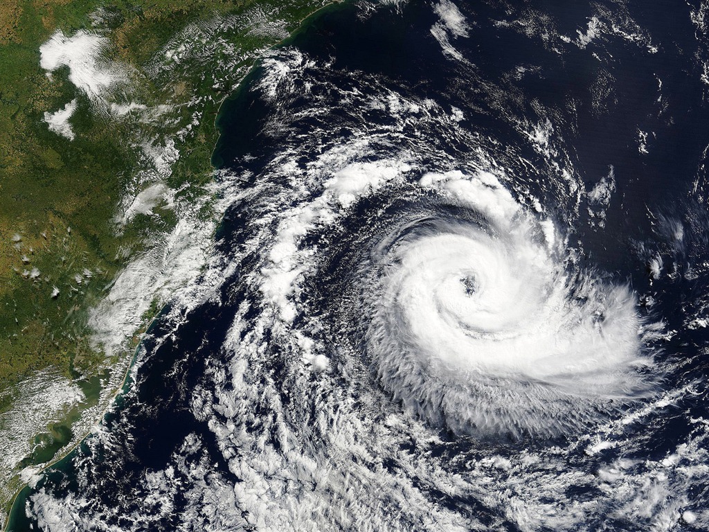 HD beau fond d'écran à vol d'oiseau vue de la Terre #20 - 1024x768